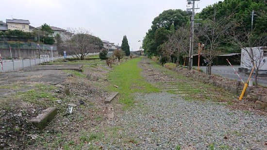 三池炭鉱専用鉄道敷跡